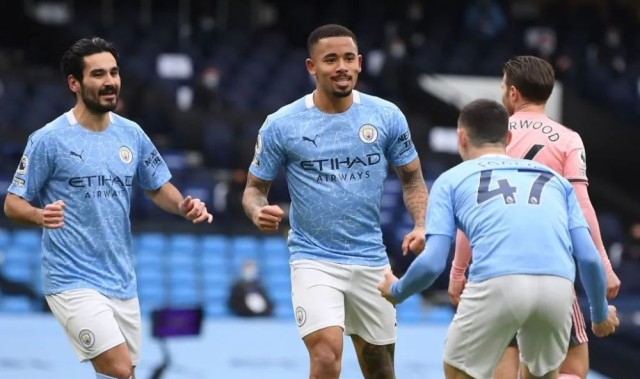  曼城刷新队史联赛连胜纪录  