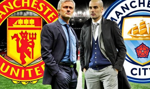  曼城德比大战三球完胜曼联  